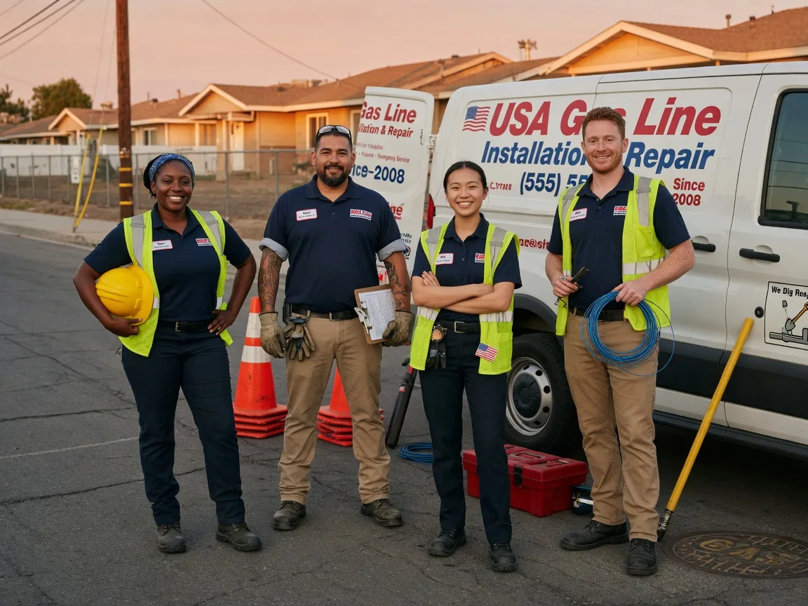 Gas Line Installation company in Crescent, IA